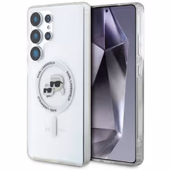 Coque Téléphone - Karl Lagerfeld - Samsung Galaxy S25 Ultra - MagSafe - Blanc - Élégante