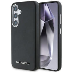Coque pour Samsung Galaxy S25+ - Karl Lagerfeld - Saffiano - Noir - Compatible MagSafe - Élégante