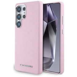 Coque pour Samsung Galaxy S25 Ultra - Karl Lagerfeld - Saffiano - Rose - Compatible MagSafe - Élégante