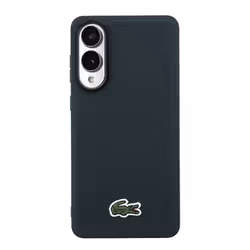 Samsung Coque magnétique Lacoste petit piqué pour Galaxy S25 Edge