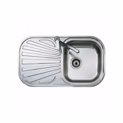 Si vous pensez rénover votre cuisine, achetez Evier à une cuve avec égouttoir Teka Réversible Acier inoxydable et d´autres pr ...