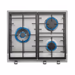 Plaque au gaz Teka EX60.1 3G 60 cm 60 cm Acier inoxydable Noir (3 Feux à gaz) - TU