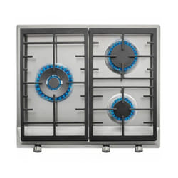 Plaque au gaz Teka EX60.1 3G 60 cm 60 cm Acier inoxydable Noir (3 Feux à gaz) - TU