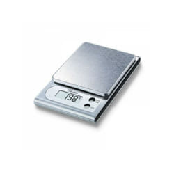 Beurer - balance de cuisine 70410 Argenté CR2032 Acier inoxydable 3 Kg