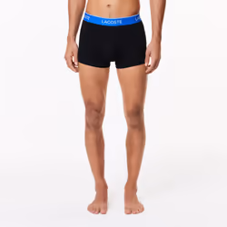 Lacoste Lot de 3 boxers courts ceinture siglée