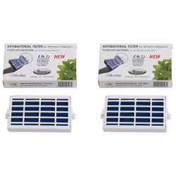 Lot de 2 filtres antibactérien d'origine Microban pour Réfrigérateur, congélateur WHIRLPOOL, KITCHENAID, BAUKNECHT, LADEN C00 ...