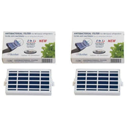 Lot de 2 filtres antibactérien d'origine Microban (C00629721, 481248048172) Réfrigérateur, congélateur bauknecht, ignis, ikea Whirlpool kitchenaid,