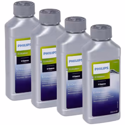 Lot de 4 détartrants d'origine 250ML pour Cafetière, Machine à Café SAECO, PHILIPS 421944078351, 421945052481 Appareils compa ...