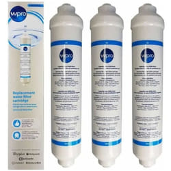 Lot de 3 cartouches filtre à eau d'origine wpro USC100 (481281718629, 484000008553) Réfrigérateur, congélateur aeg, ariston hotpoint, arthur martin