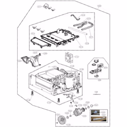 Pompe à chaleur pour Sèche-linge LG AAN73349729 Appareils compatibles : [SÈCHE-LINGE LG: ] RH9052WH, RC90U2AV2W, RC90U2EV2W,  ...
