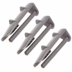 Lot de 3 capuchons arrière de glissiere pour Lave-vaisselle BEKO, WHIRLPOOL, BAUKNECHT, FAGOR, FAR, IGNIS, SELECLINE, BLOMBER ...