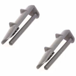 Lot de 2 capuchons arrière de glissiere pour Lave-vaisselle BEKO, WHIRLPOOL, BAUKNECHT, FAGOR, FAR, IGNIS, SELECLINE, BLOMBER ...