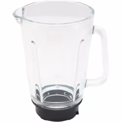 Bol blender en verre avec embase noir pour Robot ménager MOULINEX MS-653223, MS653223 Appareils compatibles : [ROBOT MÉNAGER  ...