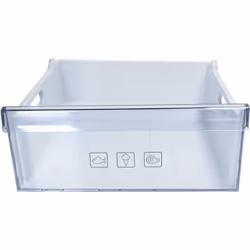 Description générale Tiroir pour réfrigérateur et congélateur BEKO, modèle 4640190300, conçu pour remplacer les tiroirs endom ...