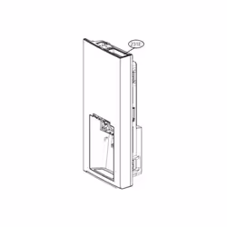 Porte (Partie réfrigérateur gauche) pour Réfrigérateur, congélateur LG ADD75796105 Appareils compatibles : BB4377397