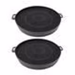 Lot de deux filtres charbon type B210 FAC539  210X30 mm Hotte CHF210 481281718524 KFC6901 FAURE BRANDT SAUTER SCHOLTES AIRLUX