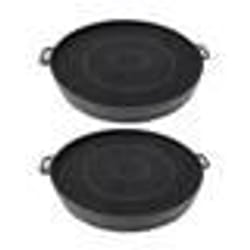 Lot de deux filtres charbon type B210 FAC539  210X30 mm Hotte CHF210 481281718524 KFC6901 FAURE BRANDT SAUTER SCHOLTES AIRLUX
