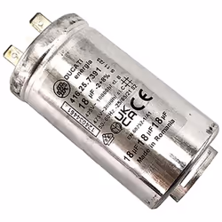 Condensateur 18µf compatible pour Sèche-linge ELECTROLUX, AEG, ZANUSSI, FAURE, EZANKER 1240344612 Appareils compatibles : [SÈ ...