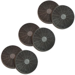 Lot de six filtres à charbon 175X34 mm Hotte AS0015184 49037930 BRANDT FAR SAUTER SIGNATURE ROSIERES DE DIETRICH AYA CANDY