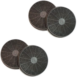 Rosieres - Lot de quatre filtres à charbon 175X34 mm