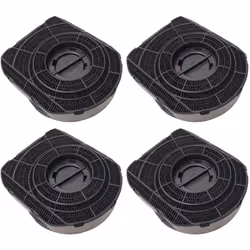 Lot de quatre Filtres charbon type 200 200X180X28 mm pour Hotte SOS ACCESSOIRE, WHIRLPOOL, ARISTON HOTPOINT, BAUKNECHT, IKEA  ...
