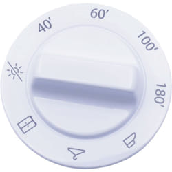 Bouton, manette de programmation de thermostat
