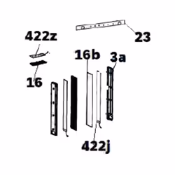 Carte électronique, module led repère 422J pour Réfrigérateur, congélateur HAIER 49125001 Appareils compatibles : [FRIGO, RÉF ...