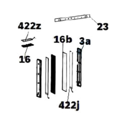 Carte électronique, module led ( repère 422J )