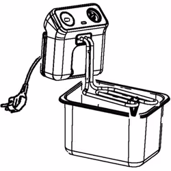 Boitier et résistance pour Friteuse TEFAL SS-996484, SS996484 Appareils compatibles : [FRITEUSE, AIRFRYER SEB: ] FR519170/87A ...