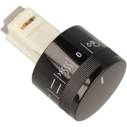 Bouton, manette noir