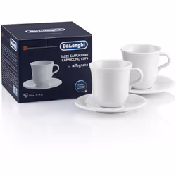 Lot de 2 tasses céramique Cappuccino DLSC309 pour Cafetière, Expresso DELONGHI, NESPRESSO 5513283731 Appareils compatibles : ...