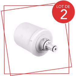Lot de 2 filtres à eau AQUAPURE / APP100 compatible pour Réfrigérateur, congélateur SAMSUNG, WHIRLPOOL 484000000513 Appareils ...