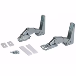 Jeu de 2 charnières compatible pour Réfrigérateur, congélateur WHIRLPOOL, BAUKNECHT, IGNIS, IKEA WHIRLPOOL, FAGOR 48123101867 ...