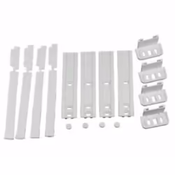 Ensemble glissières de porte compatible pour Réfrigérateur, congélateur WHIRLPOOL, ELECTROLUX, BAUKNECHT, ARISTON HOTPOINT, I ...