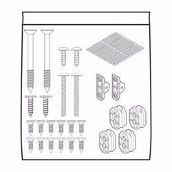 Support de panneau inférieur pour Lave-vaisselle LG AAA74804732 Appareils compatibles : [LAVE-VAISSELLE LG: ] DB475TXS, DB365 ...