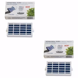 Lot de 2 filtres antibactérien pour Réfrigérateur, congélateur WHIRLPOOL, KITCHENAID, BAUKNECHT, LADEN C00629721 Appareils co ...