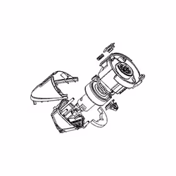 Bloc moteur bleu pour Aspirateur ROWENTA SS-2230002474, SS2230002474 Appareils compatibles : [ASPIRATEUR ROWENTA: ] RH9690WO/ ...