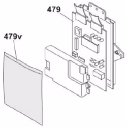 Module electronique programmé repère 479J pour Lave-linge CANDY, ROSIERES, HOOVER 49121950 Appareils compatibles : [MACHINE À ...
