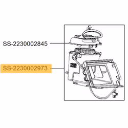 Moteur + carter complet pour Aspirateur MOULINEX, ROWENTA, TEFAL SS-2230002973, SS2230002973 Appareils compatibles : [ASPIRAT ...