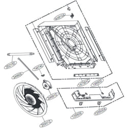 Moteur de ventilateur (repère n°346810)