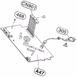 Carte mère pour Home cinema, DVD, Blue-ray LG EBR76709201 Appareils compatibles : BB4370325