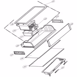 Clayette repère 149C pour Réfrigérateur, congélateur LG AHT73634009 Appareils compatibles : [FRIGO, RÉFRIGÉRATEUR, CONGÉLATEU ...