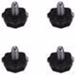 Lot de 4 pieds dorigine Machine à laver Lave-linge 2912701400 BEKO FAR AYA CONTINENTAL EDISON BLUESKY ESSENTIEL B BRANDT