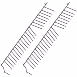 Lot de 2 tiges rabattables panier inférieur d'origine pour Lave-vaisselle BOSCH, SIEMENS 00668360 Appareils compatibles : [LA ...