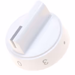 Manette blanche pour Four, cuisinière THOMSON 9050859, 36051143 Appareils compatibles : [FOUR, CUISINIÈRE THOMSON: ] TMMP60.3 ...