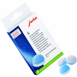 Pastilles de nettoyage d'origine (pack de 6) pour Cafetière, Expresso JURA 64488 Appareils compatibles : BB4368904