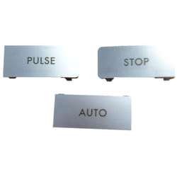 Lot de 3 touches cs chrome s/a/p sav