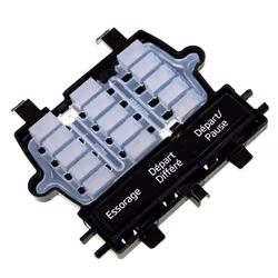 Guide boutons pour lave-linge BEKO 2452209022 Appareils compatibles : [MACHINE À LAVER, LAVE-LINGE BEKO: ] UWM7012TR, LLF082B ...