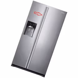 Poignée d'origine pour Réfrigérateur, congélateur SAMSUNG DA97-05075Z Appareils compatibles : [FRIGO, RÉFRIGÉRATEUR, CONGÉLAT ...