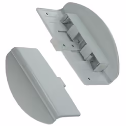 Poignée de porte à dépression blanche pour réfrigérateur, congélateur LIEBHERR Longueur 31 cm - Entraxe de fixation: 24.5cm L ...